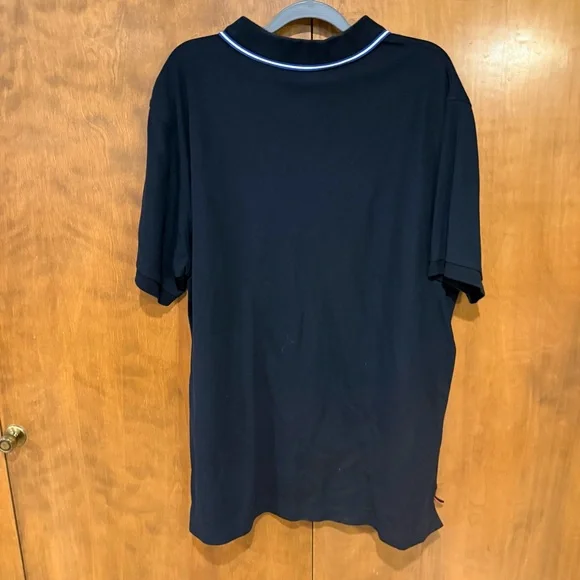 Psycho Bunny Black Polo with Blue and Red Accents Sz:2XLT - Picture 3 of 7